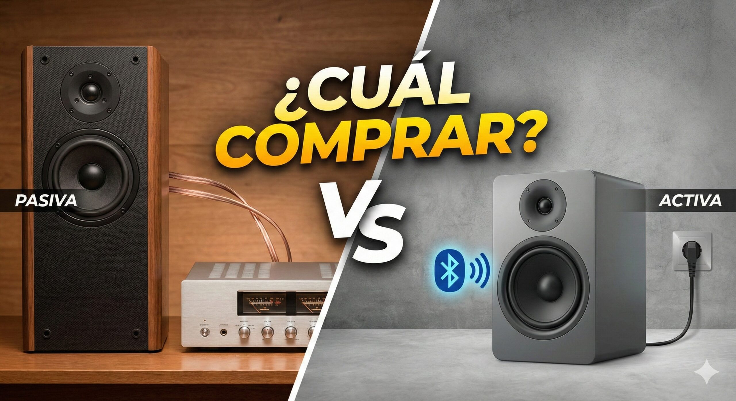 Bocinas Activas vs. Pasivas